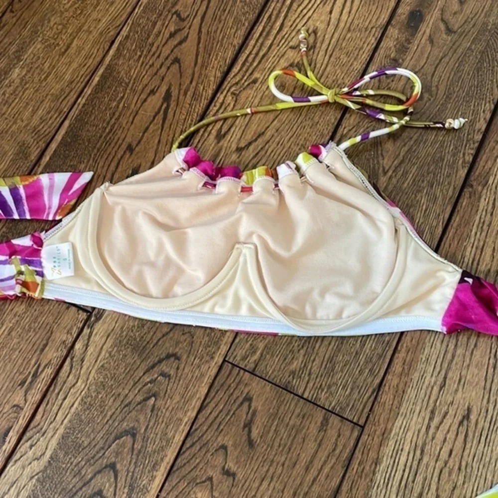 Floral halter top bikini, very comfortable and perfect for the beach or pool.